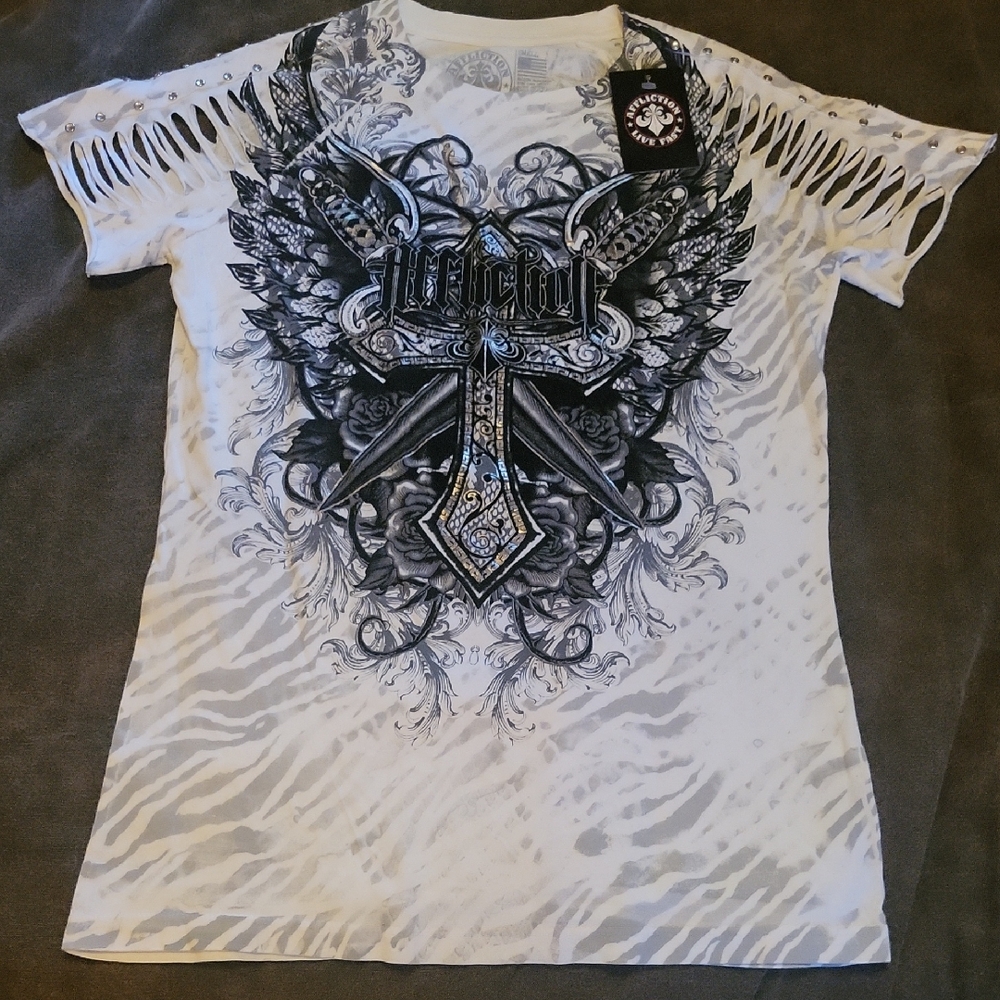 NWT Affliction Shirt Small Womens Small